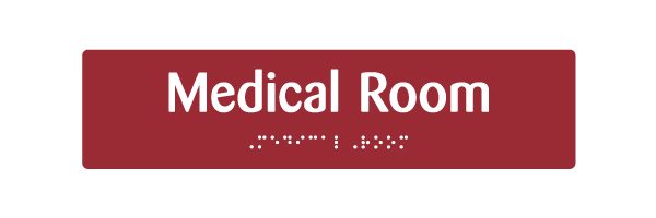 EB103 Medical Room Braille & Tactile Sign