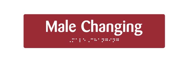 EB108 Male Changing Braille & Tactile Sign
